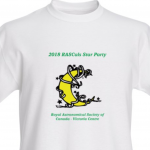 2018 RASCals Star Party white t-shirt